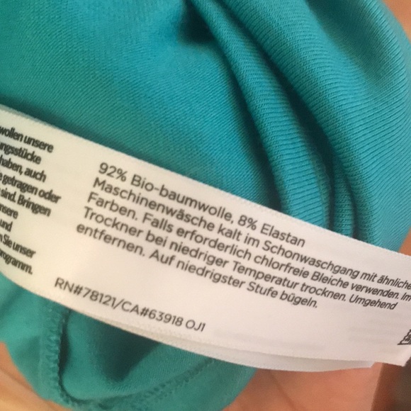 Eileen Fisher Turquoise Crew Neck Dress Size XL - Picture 7 of 7